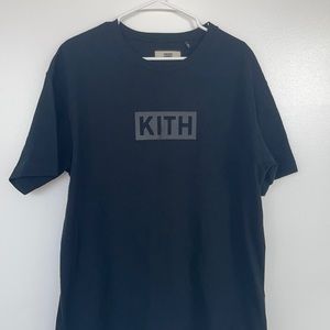 Kith FW ‘17 black tonal box logo tee shirt - Pre owned